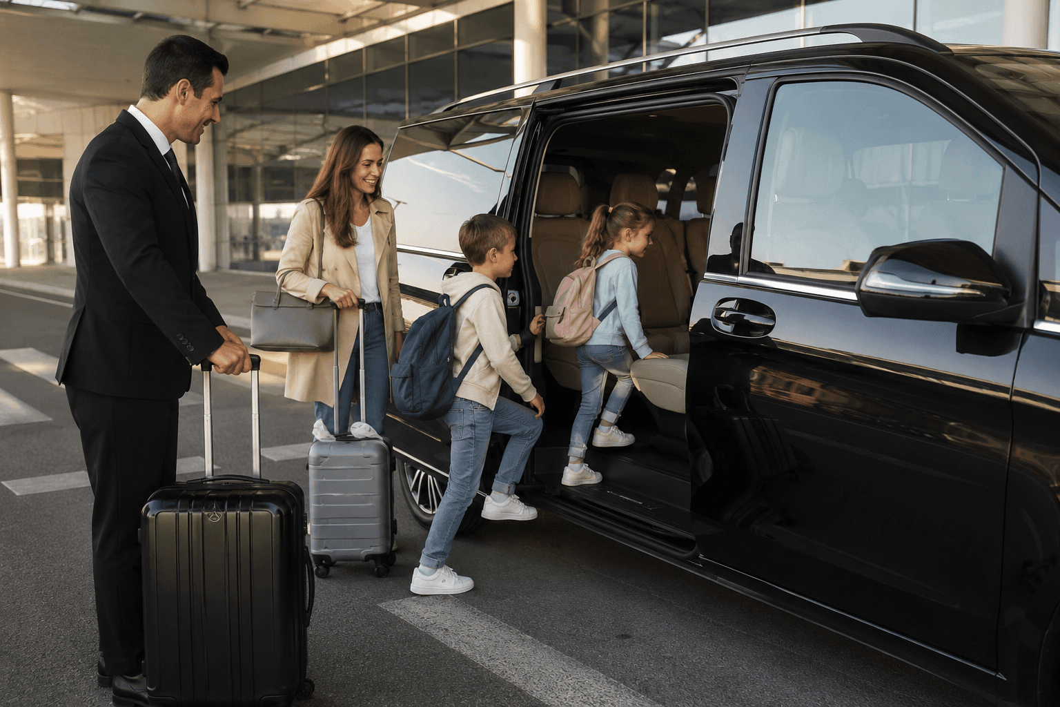 Executive chauffeur service in Blackburn with luxury vehicle