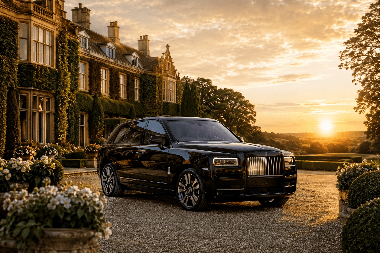 Executive chauffeur opening a luxury car for chauffeur services in Blackburn
